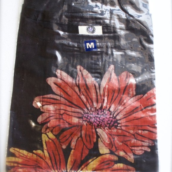 VTG 70's India Hand Blocked SILK Shirt - Picture 5 of 5